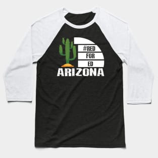 Red for ed arizona cactus Baseball T-Shirt